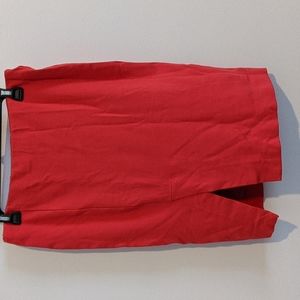 One Women's Size M Red/Orange Pencil Skirt